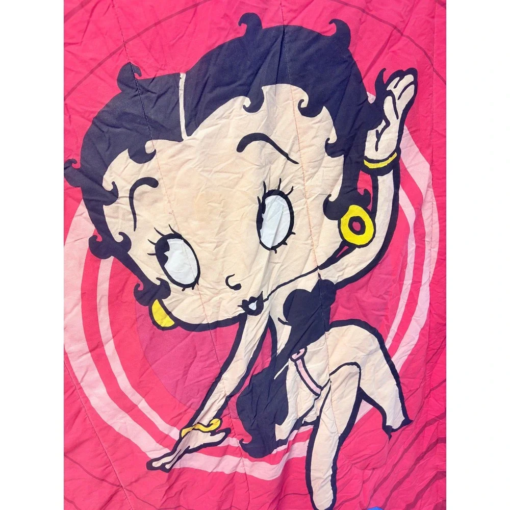 Betty Boop Vintage Comforter Bedding Reversible Cartoon Pop Art Kitsch